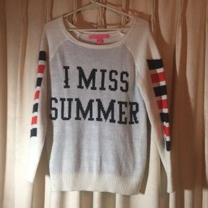 I miss Summer Sweater